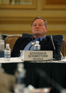 Montana's Governor, Brian Schweitzer, played at the Kentucky Derby while Horse Killing bill became law