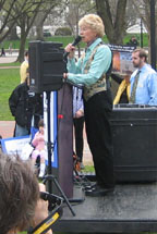 Ginger Kathrens at White House