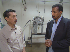 Rick de los Santos speaks to CBS News Correspondent Bill Whitaker about killing and eating horses (CBS) - May, 2012