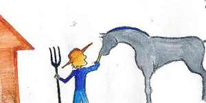 Farmer and Horse