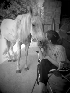 "Terry and Apache" ~ photo by R.T. Fitch